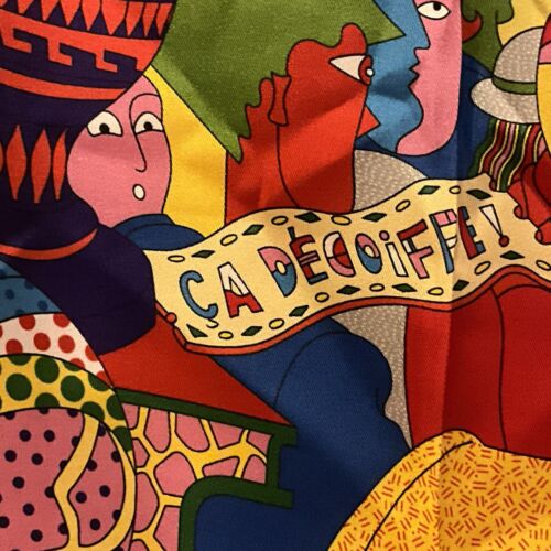 ‘Chainescarf’ 90cm 35” Herme Idea Square Scarf