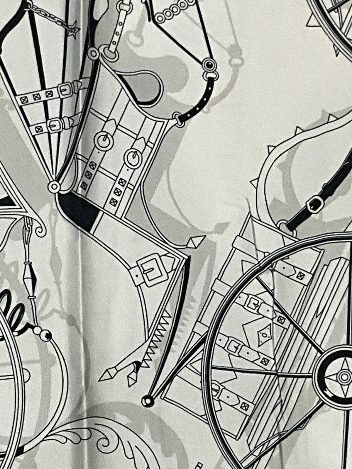 Hermes Style Scarf 90cm, 35" Square