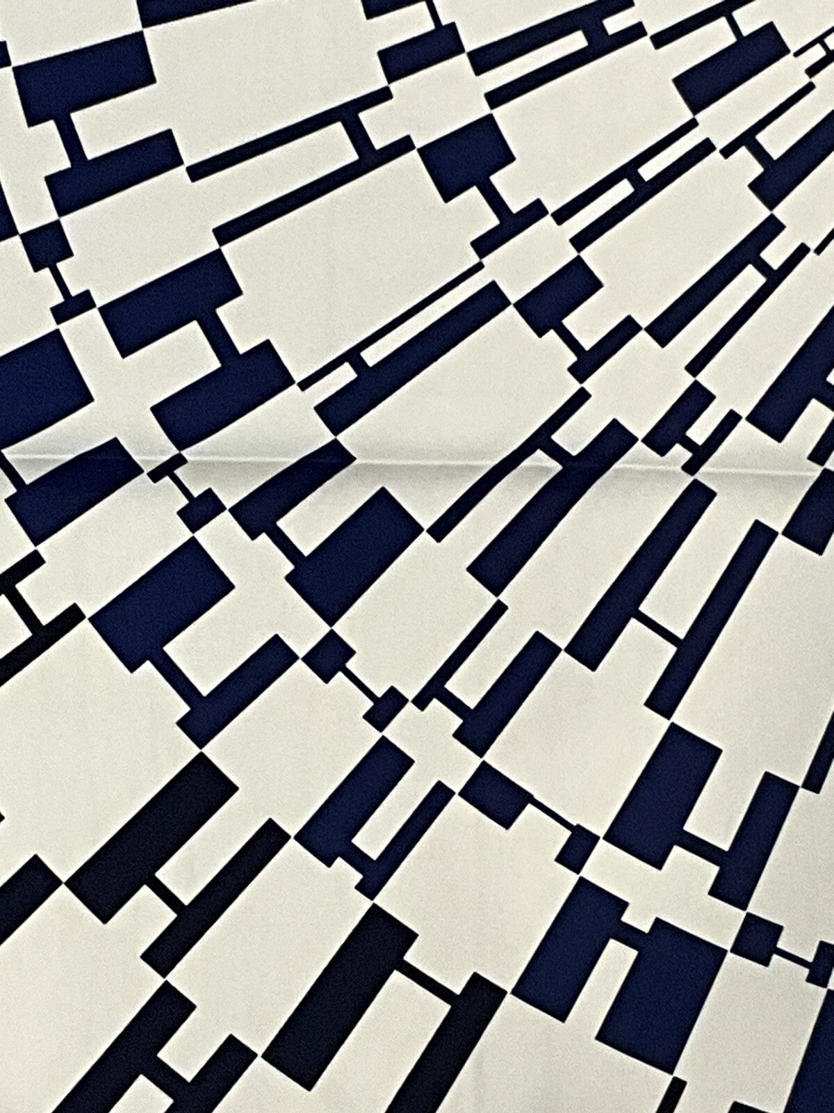 ‘Chainescarf’ 90cm, 35" 100% silk scarf rolled edges, elegant designer look