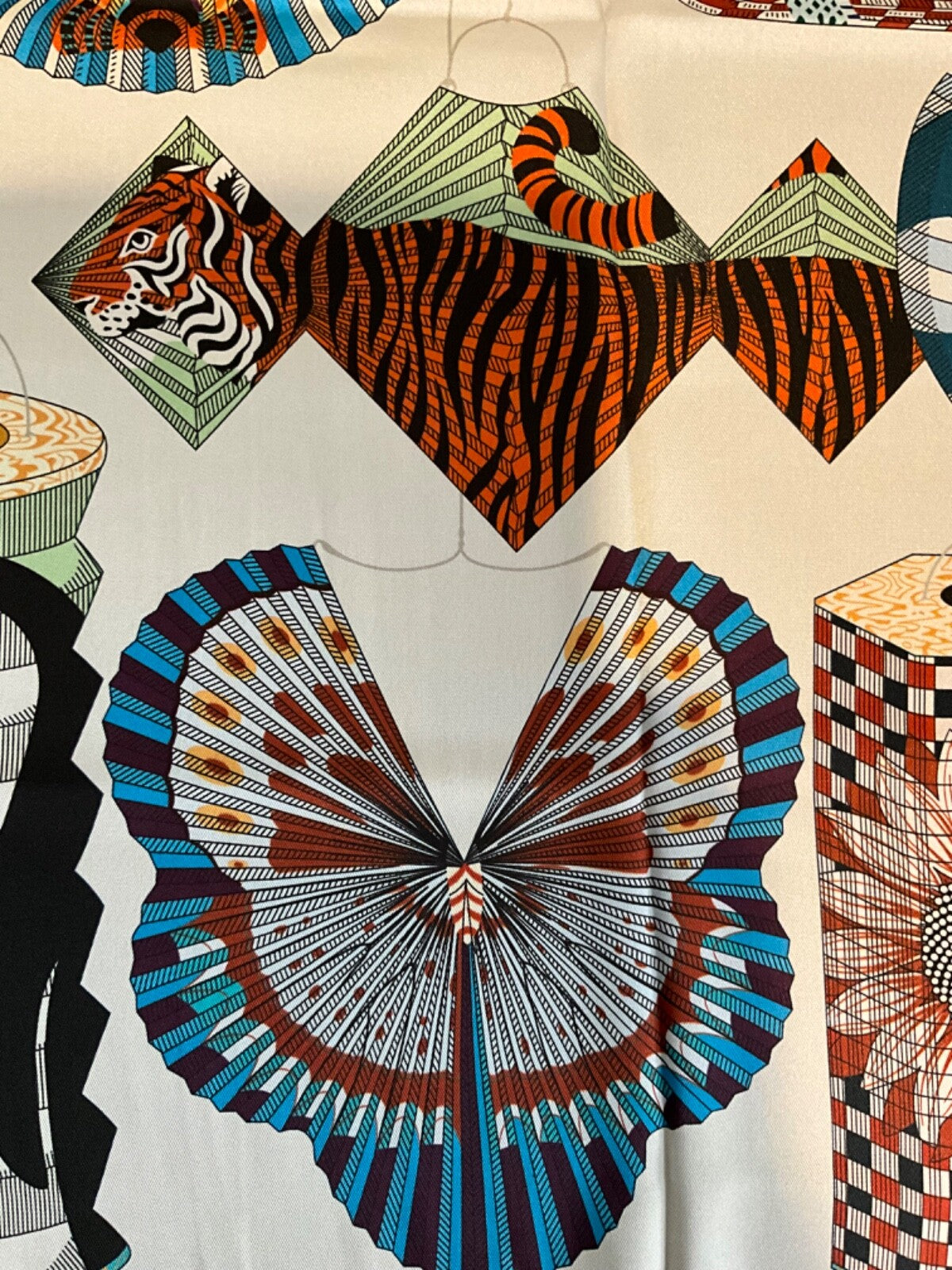 Designer Style, Elegant 90cm, 35inch Square Printed Head Neck Scarf Men Woman