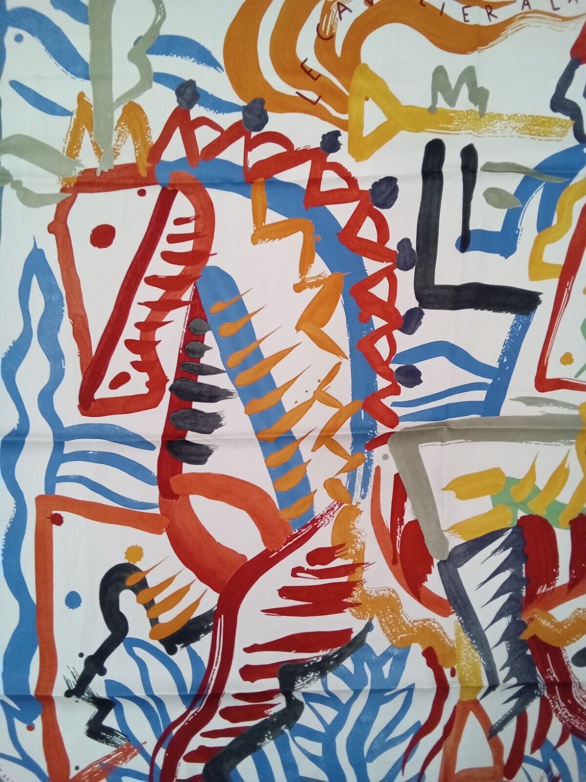 Designer Style, Elegant 90cm, 35inch Square Printed Head Neck Scarf Men Woman