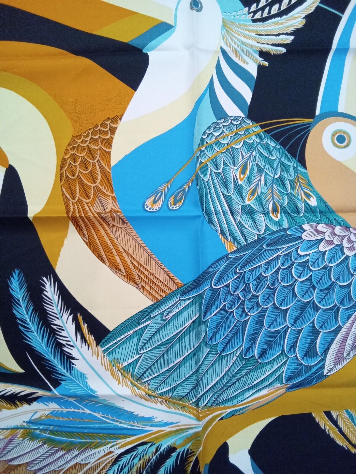‘Chainescarf’ Hermes Look Scarf 90cm, 35" Square