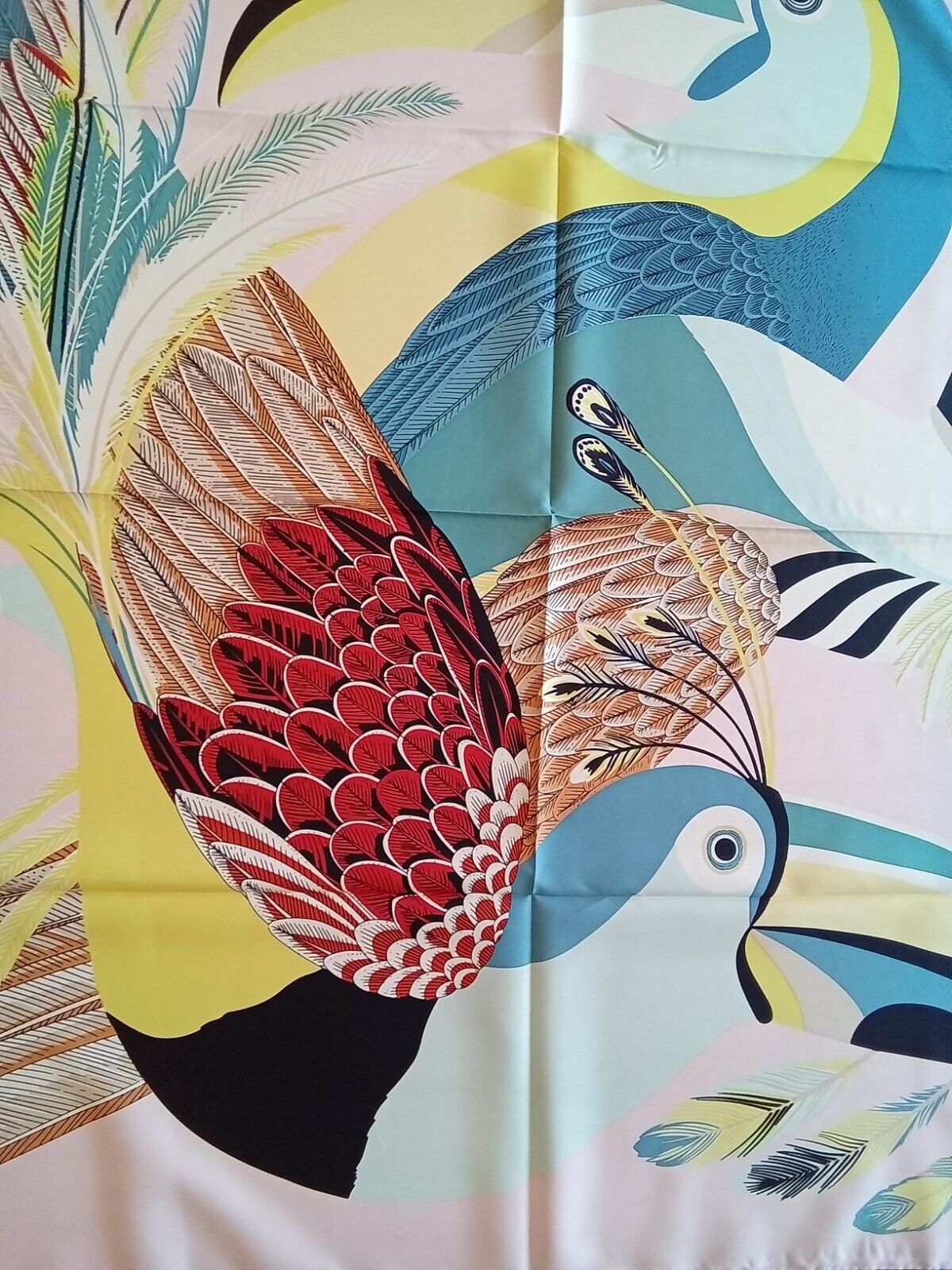 ‘Chainescarf’ 90cm, 35" Square scarf Hermes Style