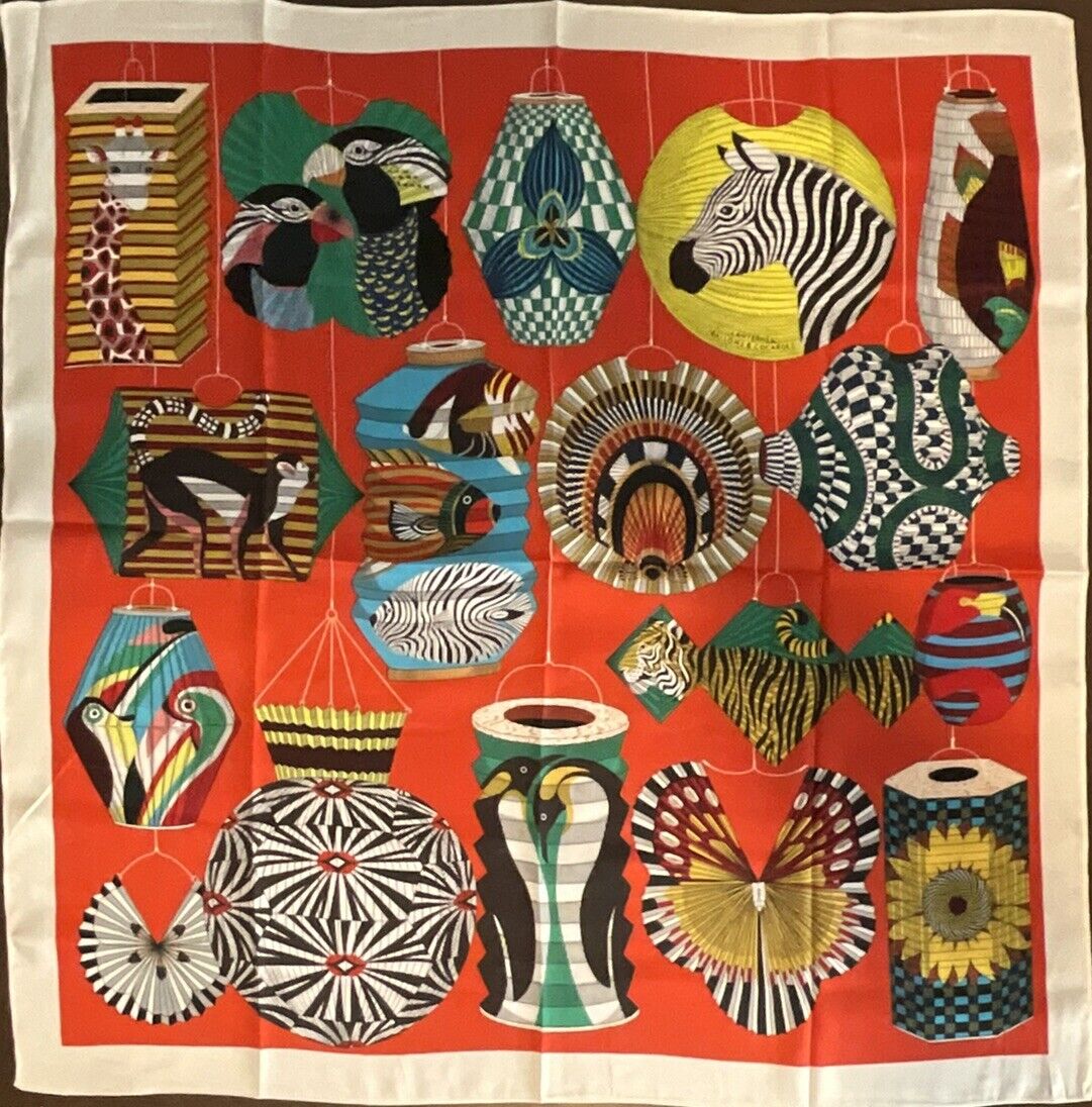 Designer Style, Elegant 90cm, 35inch Square Printed Head Neck Scarf Men Woman