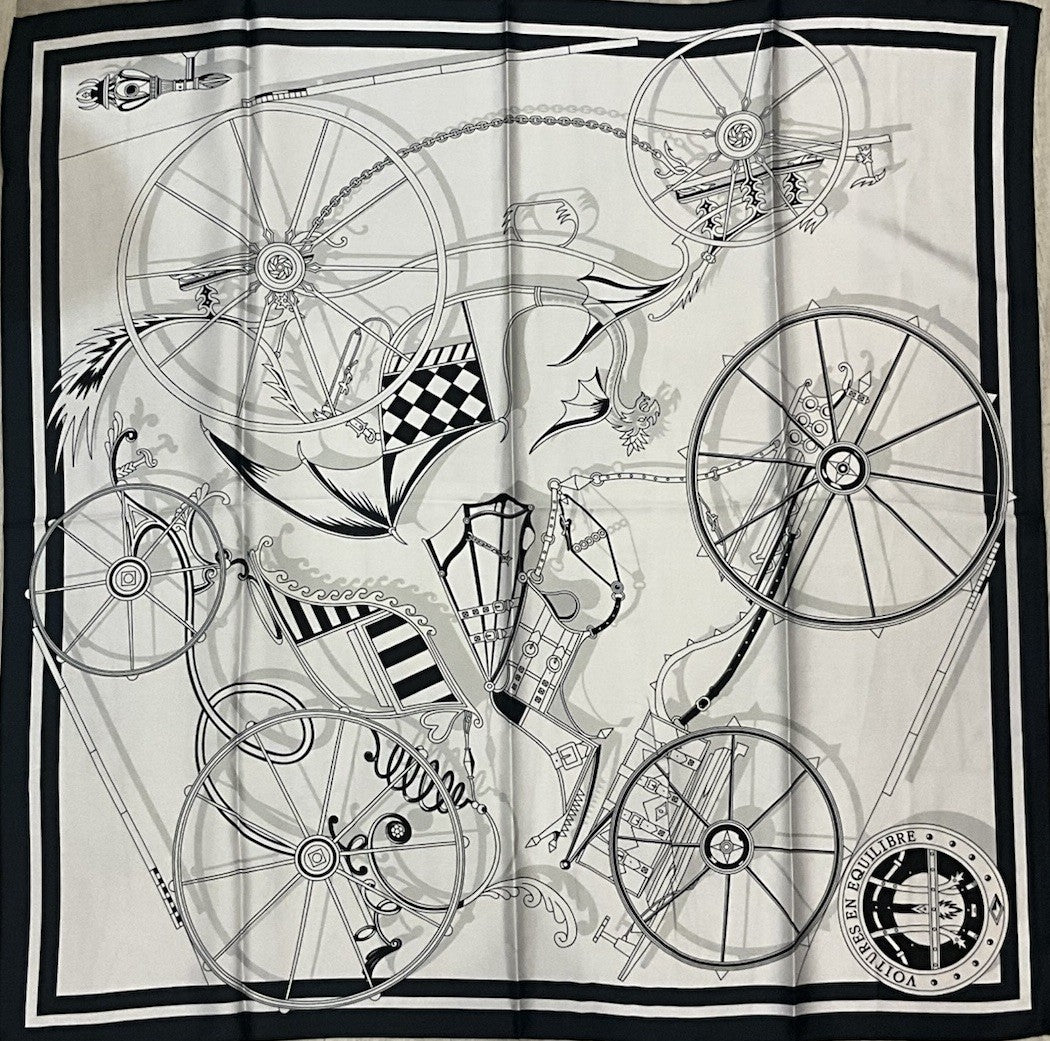 Hermes Style Scarf 90cm, 35" Square