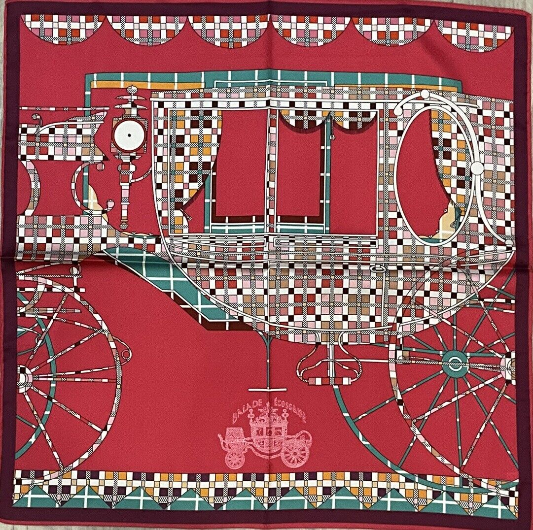 ‘Chainescarf’ 53cm, 27" 100% Silk Feel Elegant Designer Look Square scarf