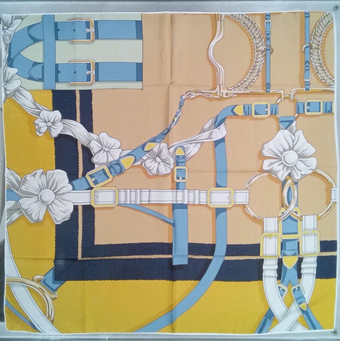 Hermes Style Scarf 90cm, 35" Square