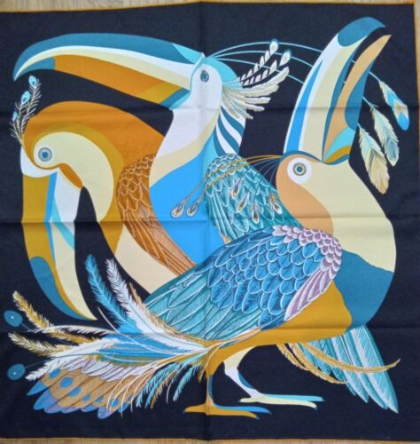 ‘Chainescarf’ Hermes Look Scarf 90cm, 35" Square