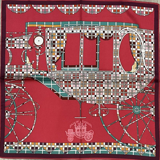 ‘Chainescarf’ 53cm, 27" 100% Silk Feel Elegant Designer Look Square scarf
