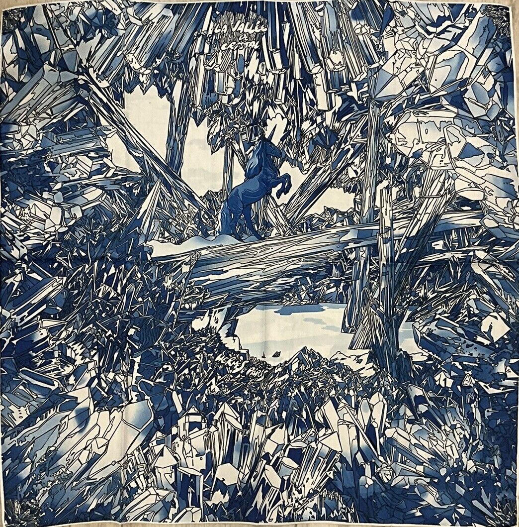 ‘Chainescarf’ 90cm, 35" Square Scarf, Hermes Style