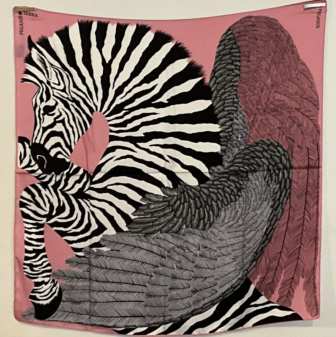 ‘Chainescarf’ 90cm, 35" Square scarf Hermes Style