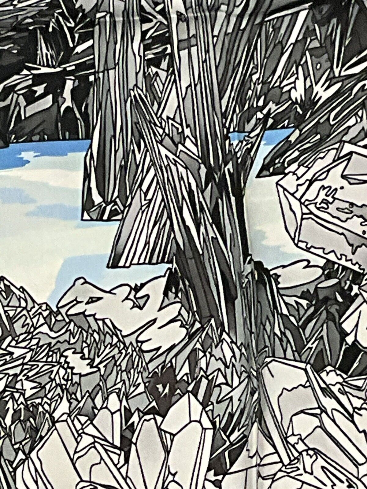 ‘Chainescarf’ 90cm, 35" Square Scarf, Hermes Style