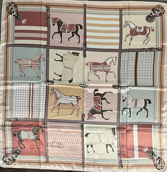 Hermes Style Scarf 90cm, 35" Square