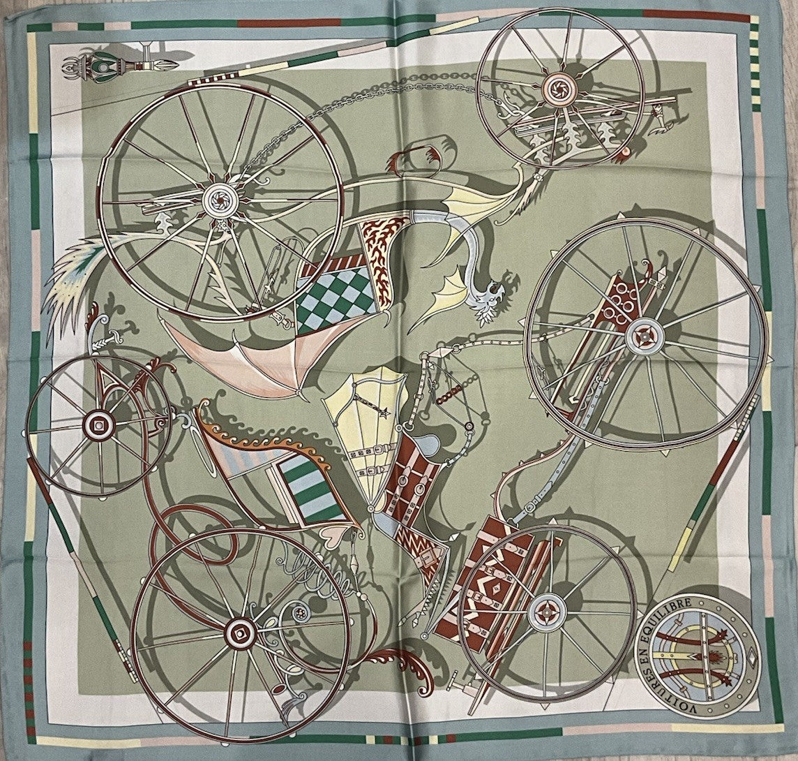 Hermes Style Scarf 90cm, 35" Square