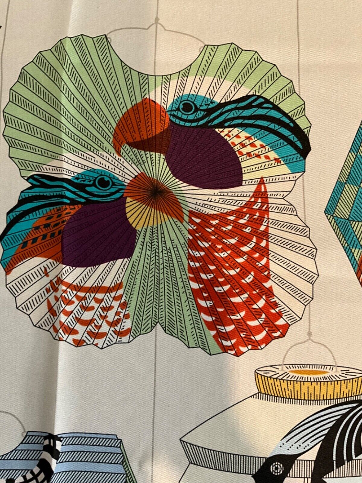 Designer Style, Elegant 90cm, 35inch Square Printed Head Neck Scarf Men Woman