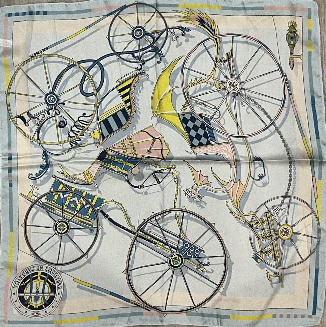 Hermes Style Scarf 90cm, 35" Square