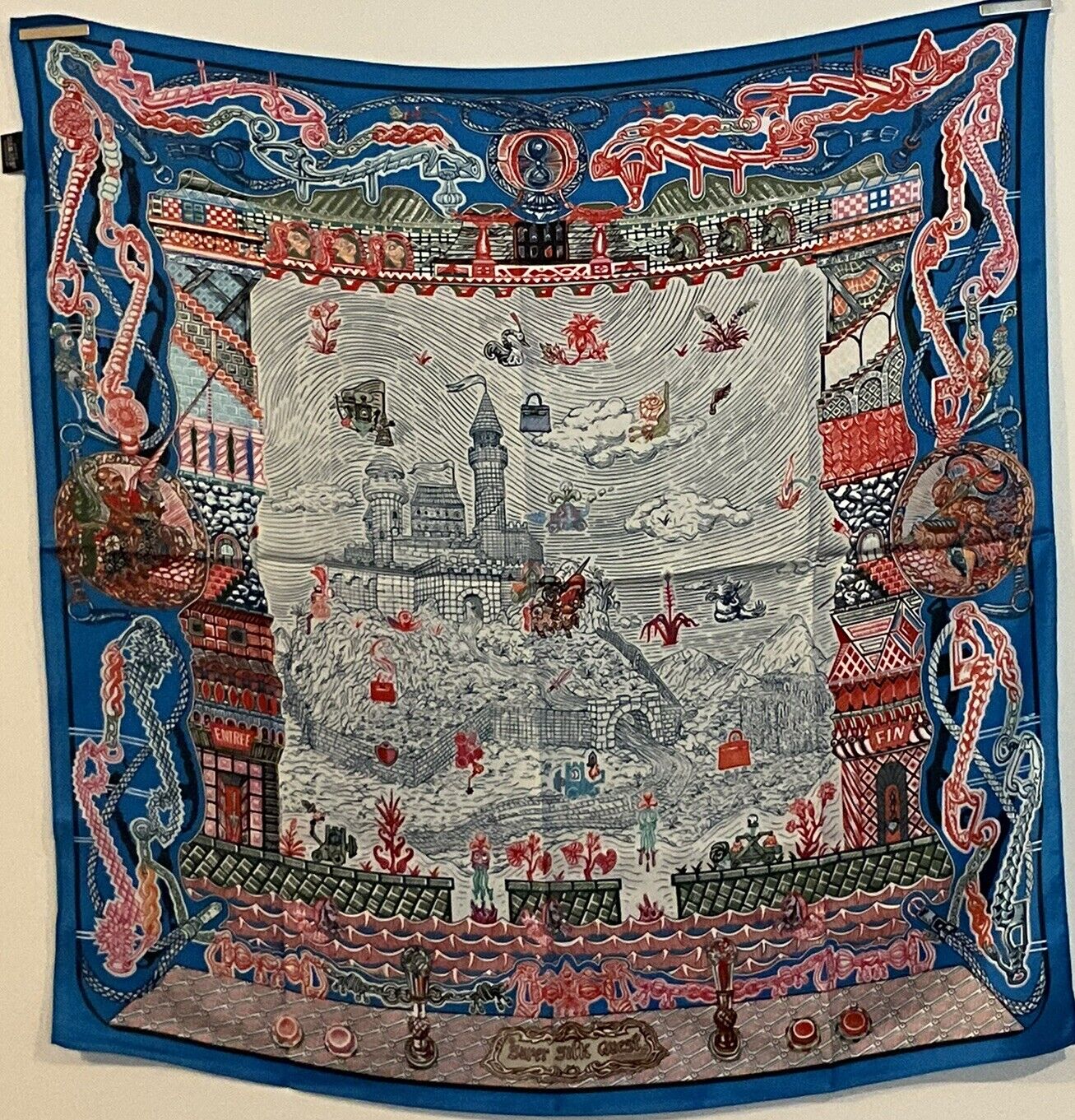 ‘ISCARF’ Hermes Idea Scarf 90cm, 35" Square