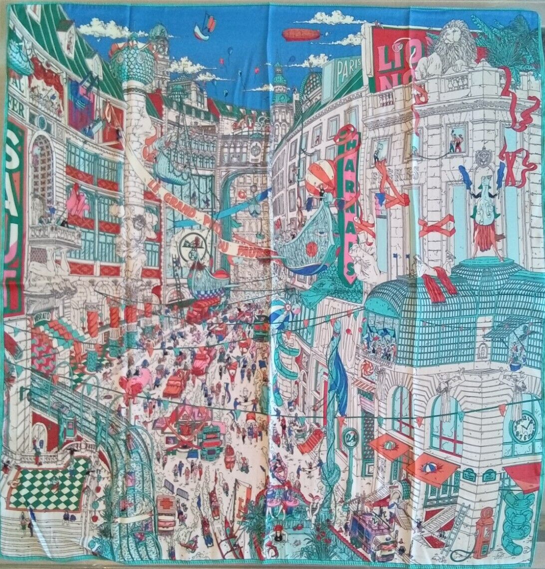 Hermes Style Scarf 90cm, 35" Square