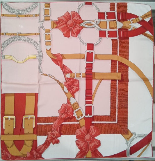 Designer Style, Elegant 90cm, 35inch Square Printed Head Neck Scarf Men Woman