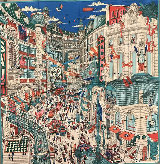 Hermes Style Scarf 90cm, 35" Square