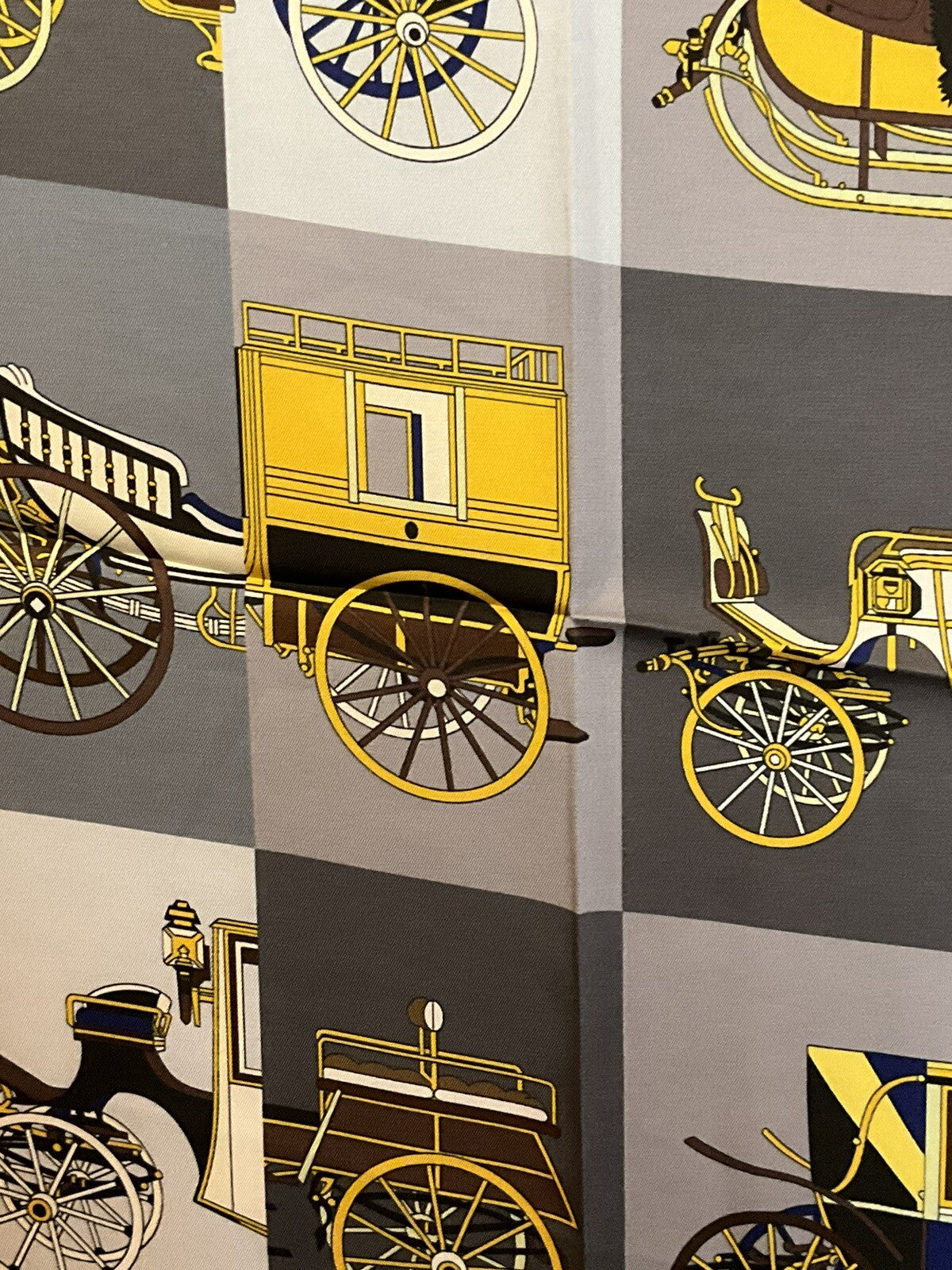 ‘Chainescarf’ 90cm, 35" Square scarf Hermes Style
