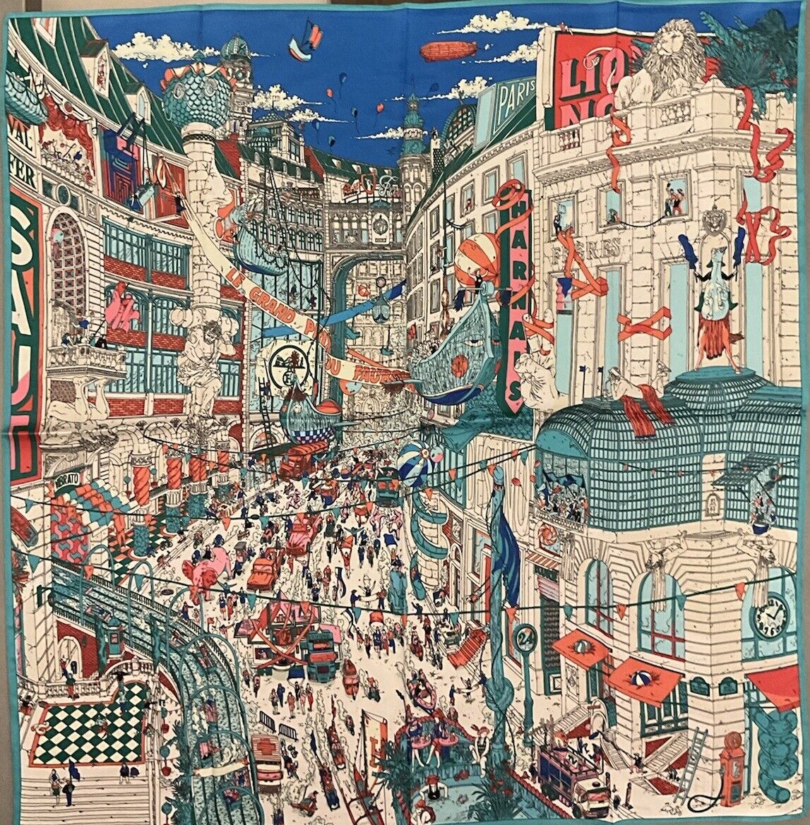 Hermes Style Scarf 90cm, 35" Square