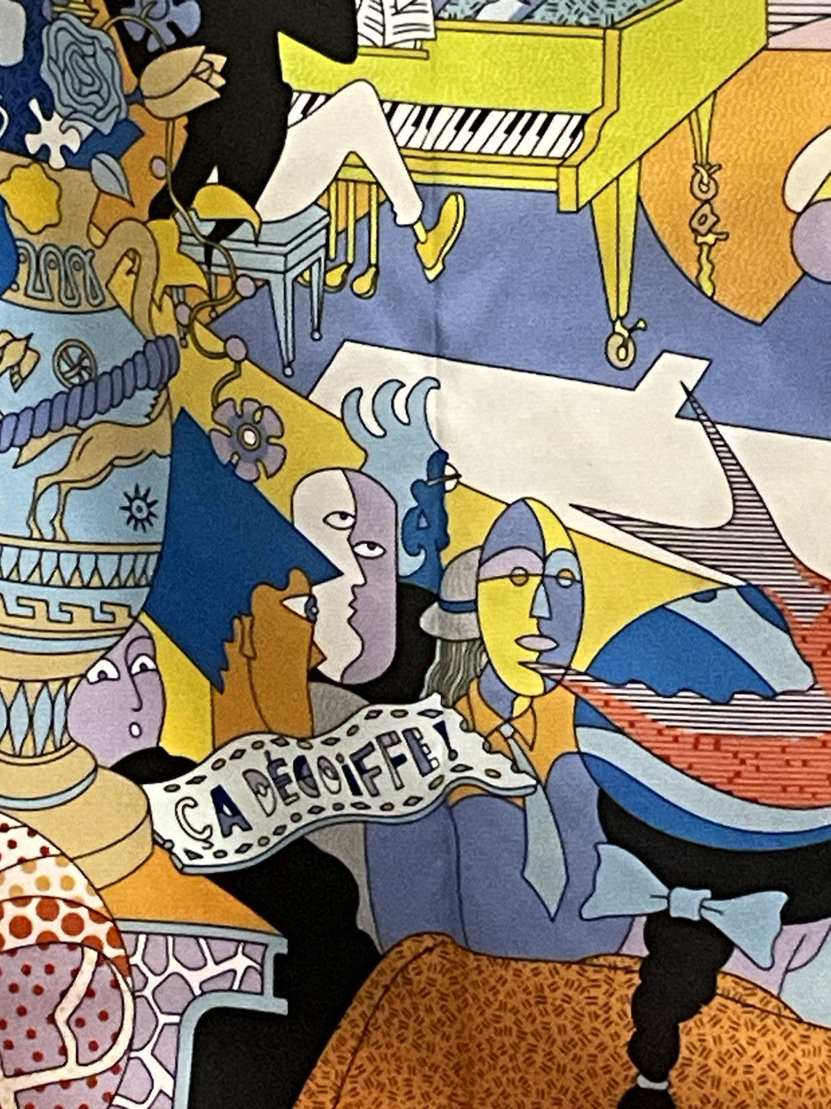 Designer Style, Elegant 90cm, 35inch Square Printed Head Neck Scarf Men Woman