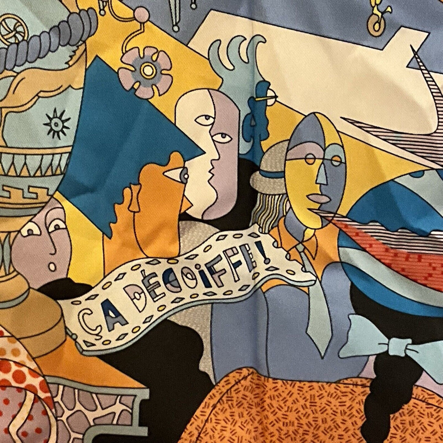 Designer Style, Elegant 90cm, 35inch Square Printed Head Neck Scarf Men Woman