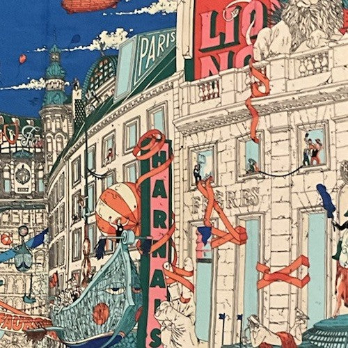 Hermes Style Scarf 90cm, 35" Square