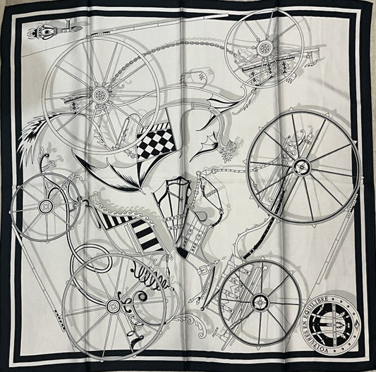 Hermes Style Scarf 90cm, 35" Square