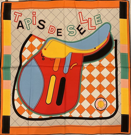 Hermes Style Scarf 90cm, 35" Square