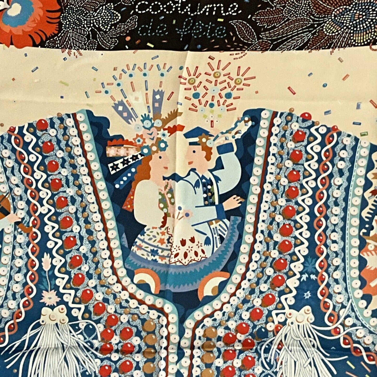 Hermes Style Scarf 90cm, 35" Square