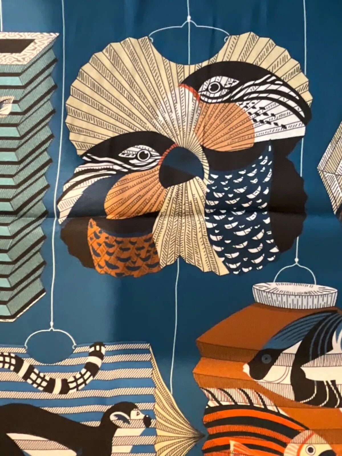 Designer Style, Elegant 90cm, 35inch Square Printed Head Neck Scarf Men Woman
